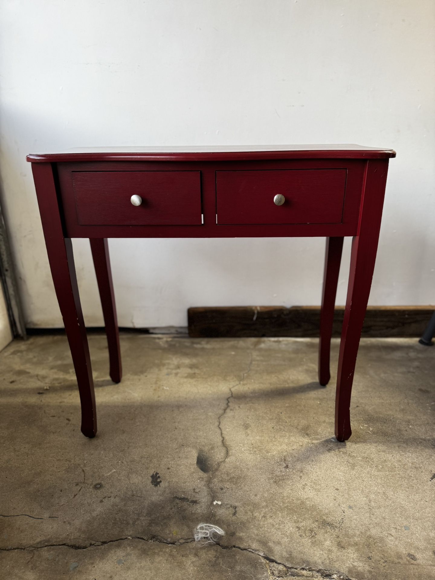 Compact Red Desk/Table