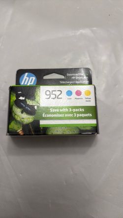 HP 952 Cyan Magenta Yellow Ink Cartridge 3-Pack