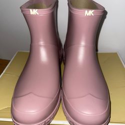 Pink Michael Kors Rain boots 