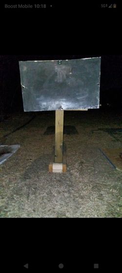 Custom Built Sign For Target Shooting 