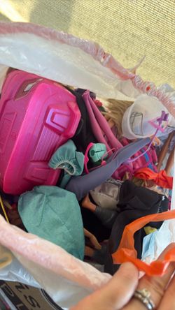 FREE bag of Barbies and toys