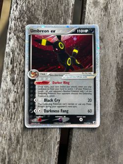 Pokemon Cards: EX Unseen Forces Rare Holo: Umbreon EX 112/115