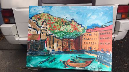 Print of Vernazza 18” X 24 . From an original by Doug Lofstrom