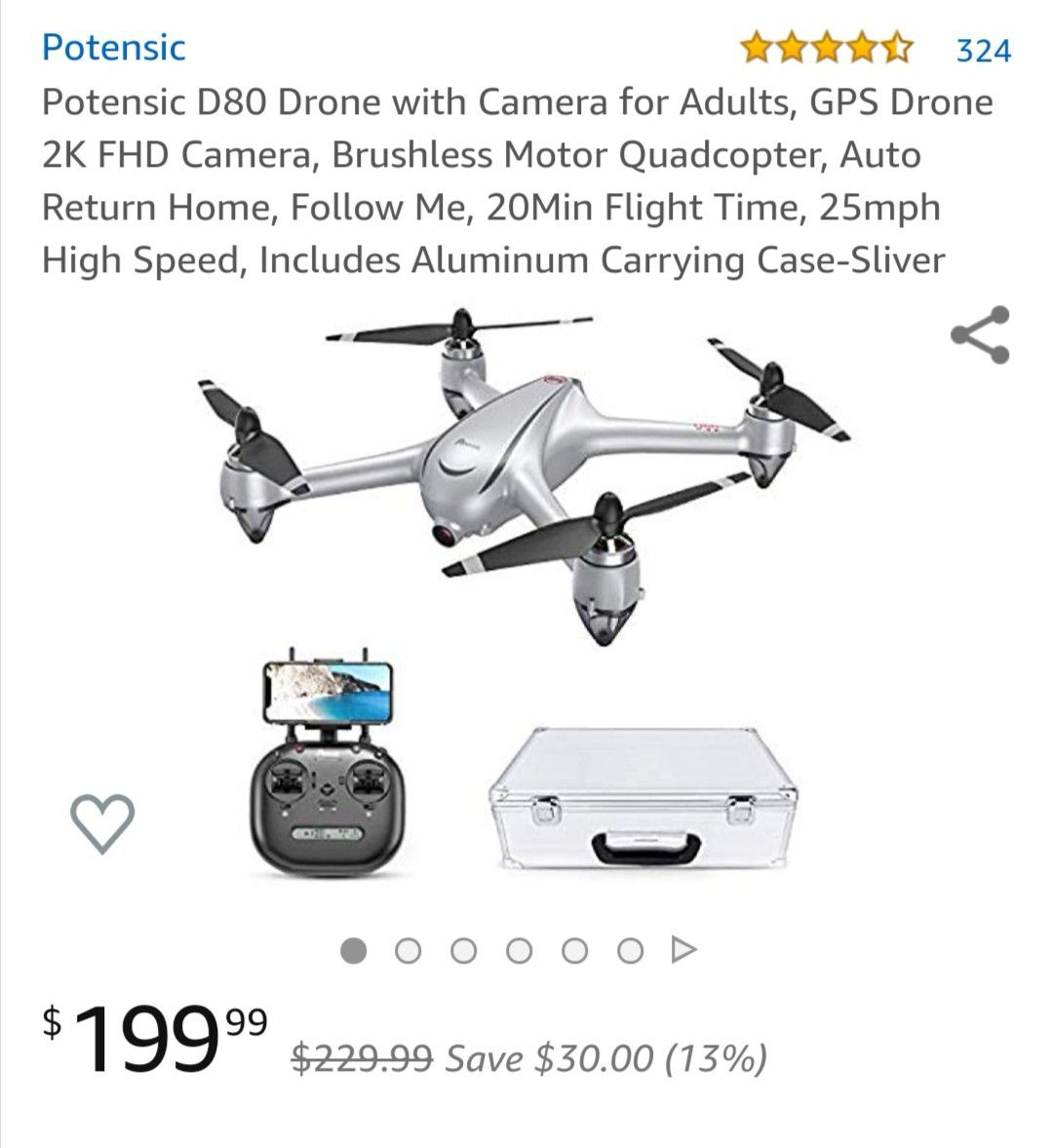 Potensic D80 Drone with Camera 2k