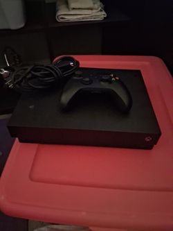 Xbox ONE X with controller