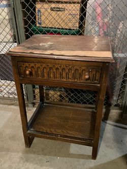 Antique end table or nightstand
