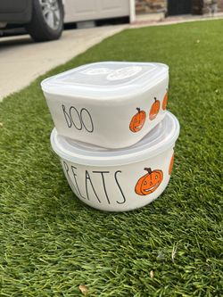 Rae Dunn Halloween Tupperware