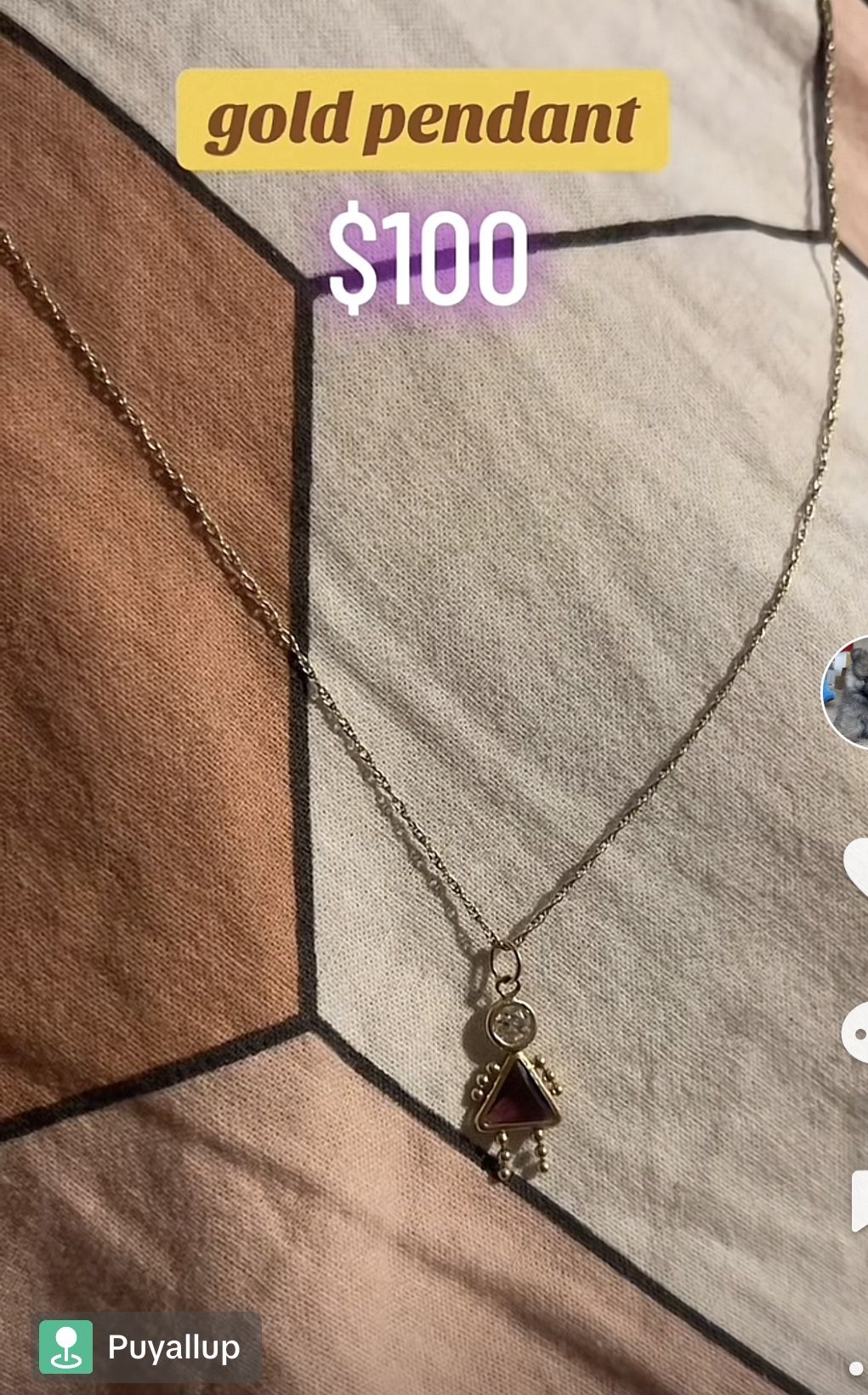 Gold Pendant