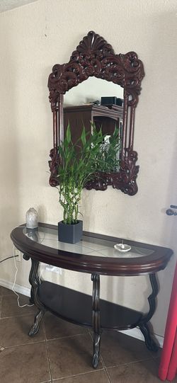 Mirror And Table