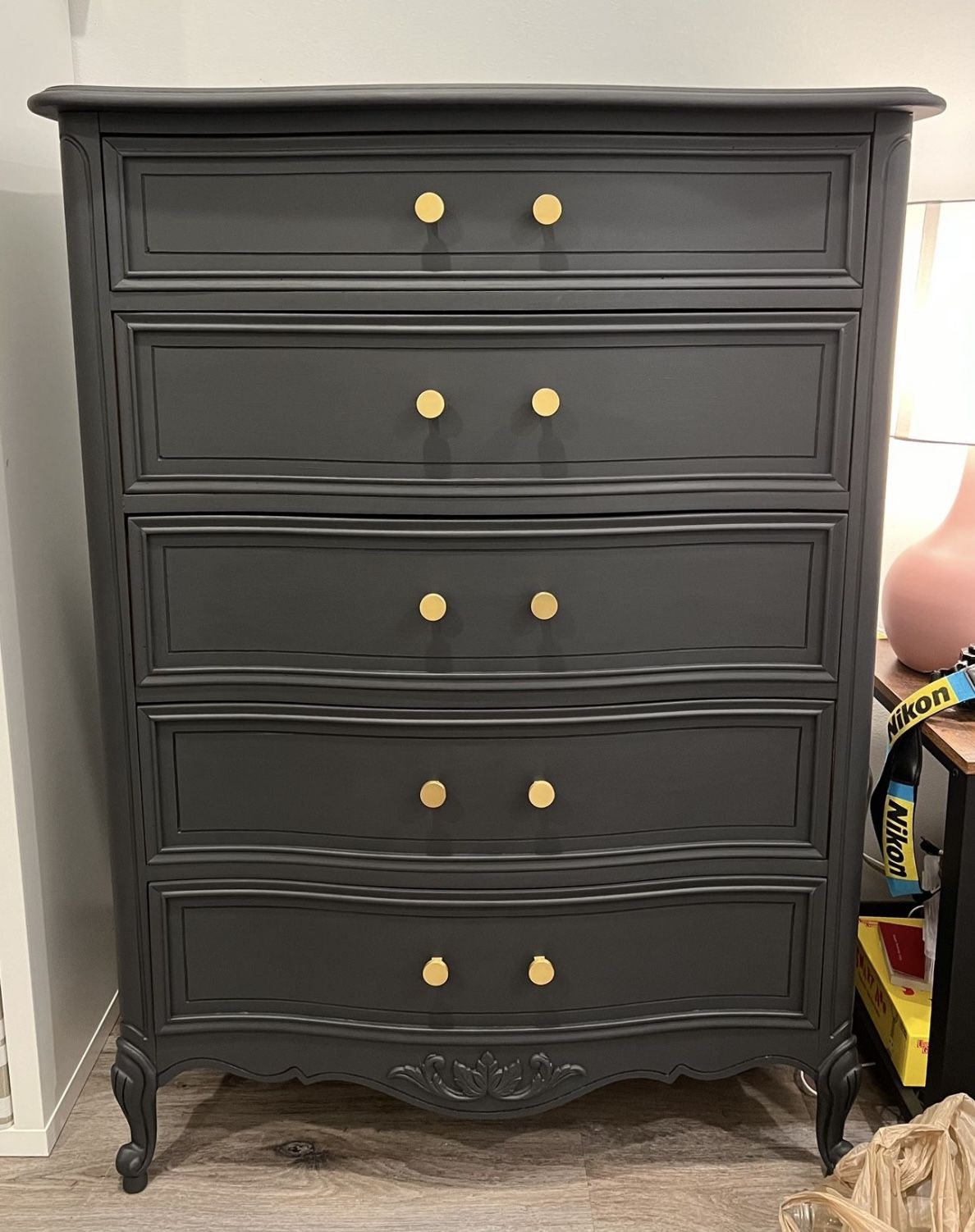 Charcoal Grey Dresser