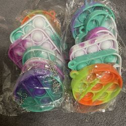 Assorted Bubble Fidget Popper Party Pack / Halloween Treats (12)
