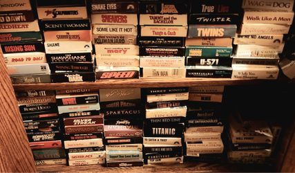 VHS tapes