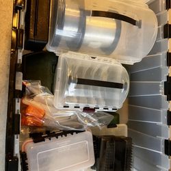 assorted fishing equipment 