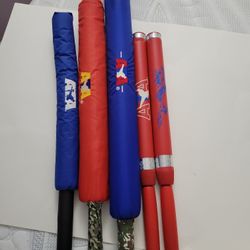FIVE Foam Sticks for Training ATA Taekwondo Karate Black Belt Academy  Bahng Mahng EE