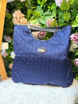 Vintage Celine X Noevir Collaboration Canvas Tote