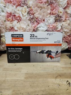 EDT22S Steel Dispensing Tool for 22 oz. Adhesive Cartridges