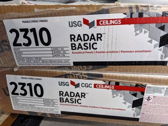 USG 2310 Ceilings White Radar Basic