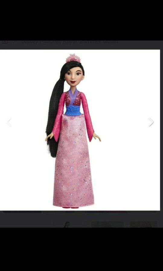 Disney Princess Royal Shimmer Mulan Doll