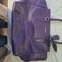 Coach purple purse