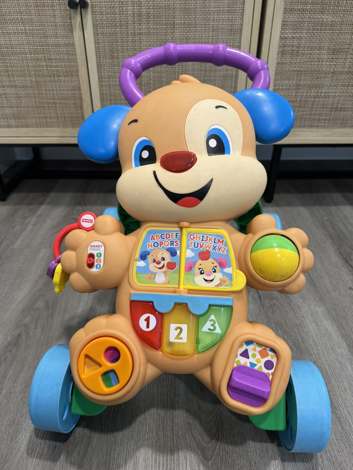 Fisher-Price Laugh & Learn Smart Stages Learn with Puppy Walker Baby & Toddler Toy,