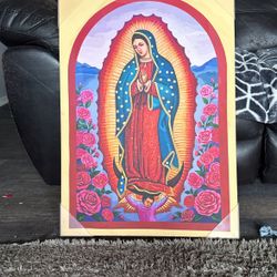 Virgin Mary Canvas Wall Art 