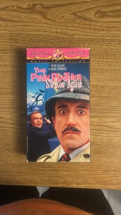 The Pink Panther Strikes Again VHS
