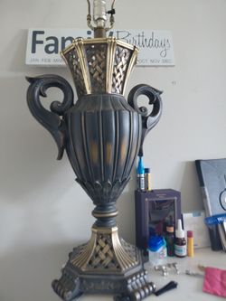 Vintage heavy lamp