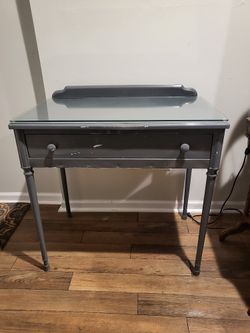 Metal Desk With Glass Top