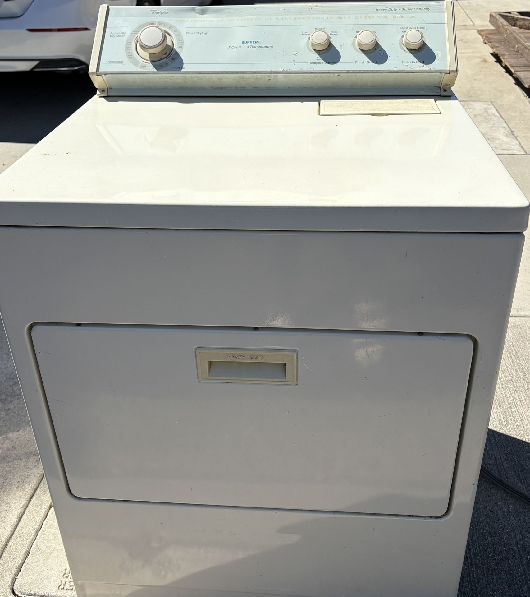 Whirlpool Electric Dryer