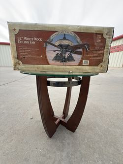 52” White Rock Ceiling Fan         Lonestar Collection 