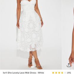 Fashionova White Dress