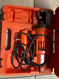 Diamond DC-20WH Rebar Cutter - Benner Nawman - Cuts 3/4" #6 Rebar - Hydraulic - With Case - Tested