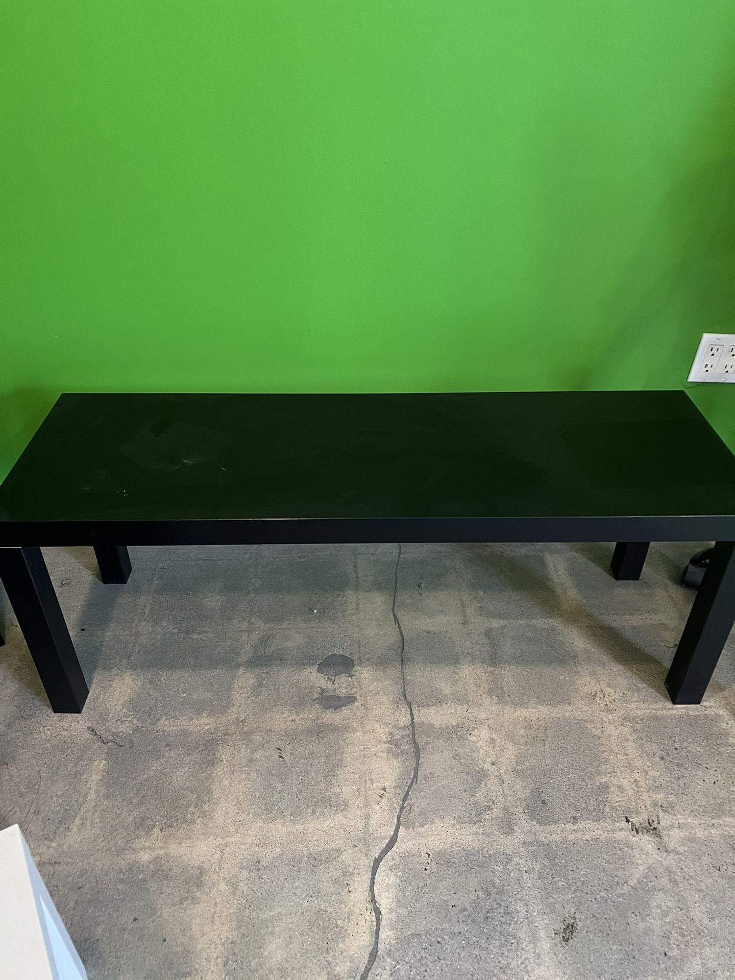 Black coffee table 