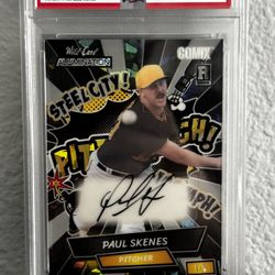 Paul Skenes 1/1 Autographed Card PSA 9 Rookie Card 
