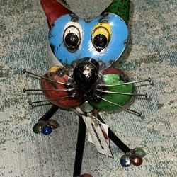 Tabitha the Cat Metal Garden Art