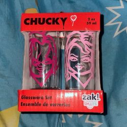 Chucky 3 Count Shot Glasses