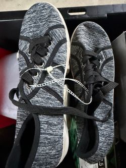 New Woman’s Black & White Shoes