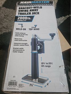 Haul master bracket weld swing away trailer jack