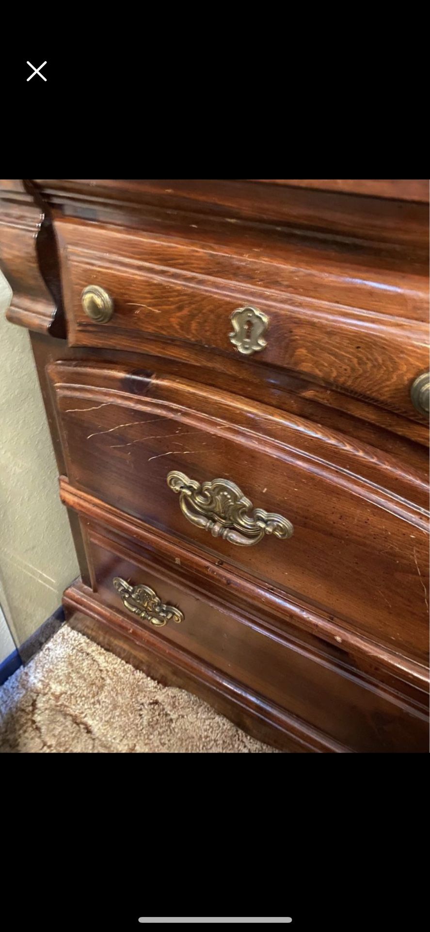 Long Dresser With Mirror