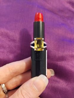 Pretty Citran Sterling Silver Ring 8.5