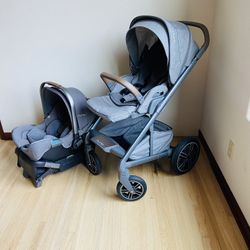 Nuna Mixx Stroller And Car Seat Comes with adapter