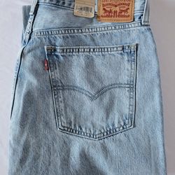 Levi's Womens Mid-Rise Low Pro Straight Leg Light Wash Relaxed Jeans Size 32 NEW
