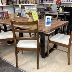 7 Pc Dinning Table $799
