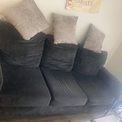 Dark gray Couch Fairly New 