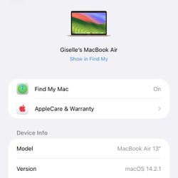 macbook air 13” for sale