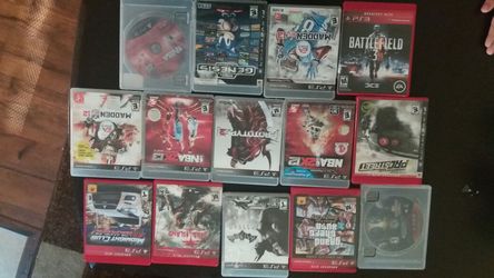 ps3 games all work good