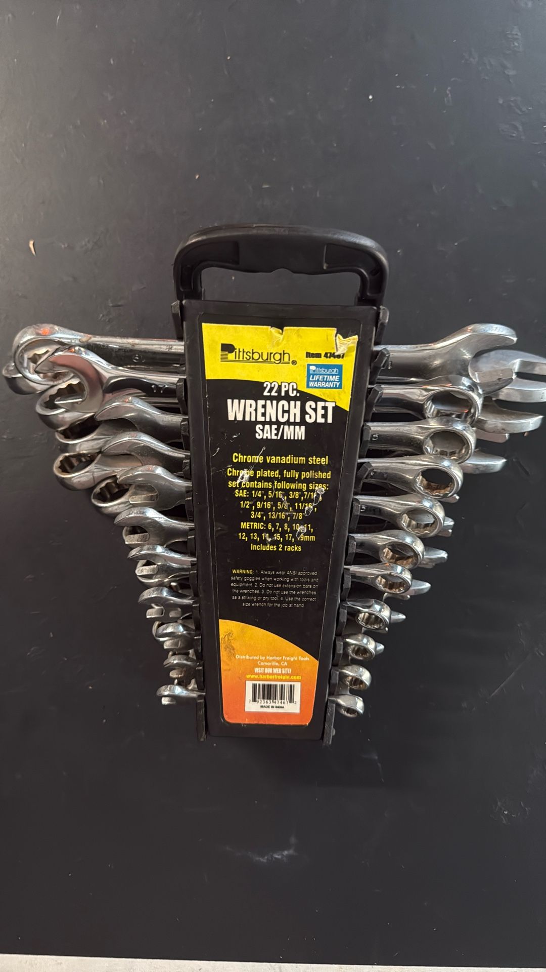 Pittsburgh 22 Peice Wrench Set