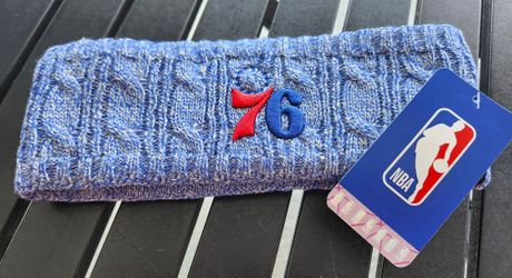Philadelphia 76ers Official NBA KNIT HEADBAND New W/Tag!