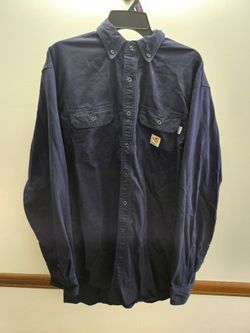 Carhartt FR Fire Resistance Long Sleeve Shirt Sz XL