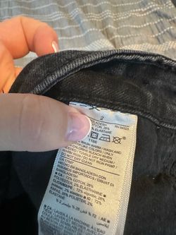 Black skinny jeans size 2